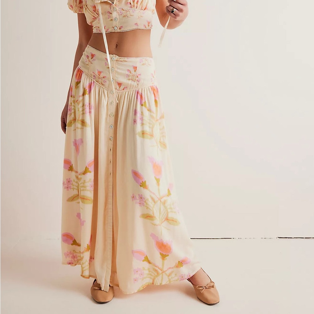 Free People Easy to Love Maxi skirt